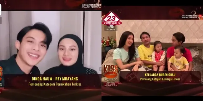 Sederet Bintang Indonesia Memenangkan Penghargaan KISS Awards 2020: Ada Dinda Hauw & Rey Mbayang - Raffi Ahmad Jadi Sultan Terkiss