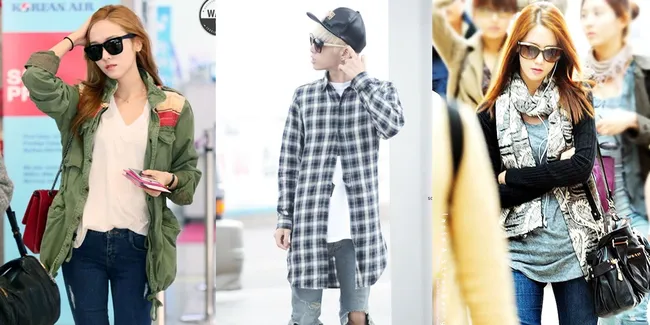 Sederet Fashion Airport Terbaik Idol Korea, Keren Banget
