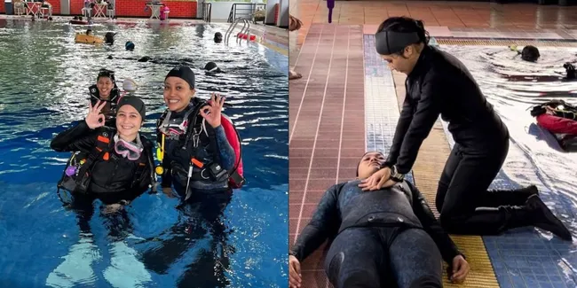 Sederet Foto Prilly Latuconsina yang Berhasil Mendapatkan Lisensi Penanganan Darurat Pertama