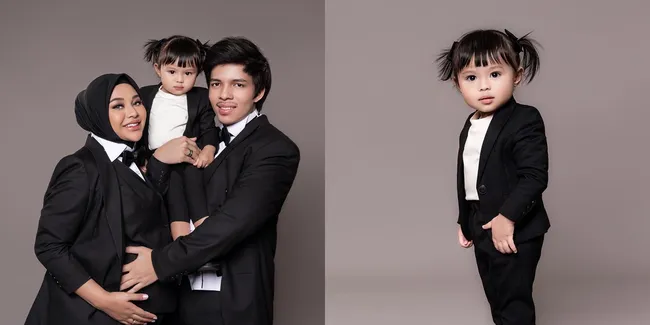 Sederet Gaya Ameena Anak Aurel Hermansyah dan Atta Halilintar Pakai Setelan Jas, Bikin Netizen Auto Gemas!