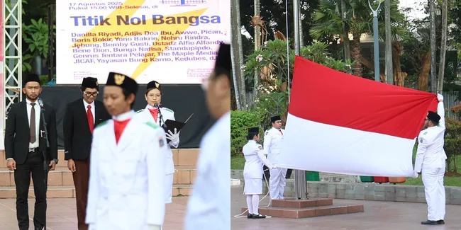 Sederet Komika dan Seniman Gelar Upacara Penurunan Bendera, Kembali ke Titik Nol Bangsa