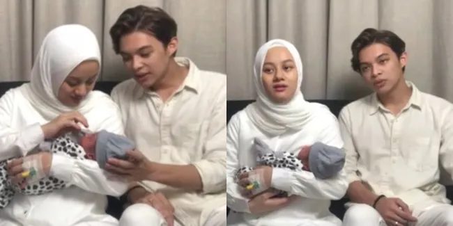 Sederet Potret Pertama Keluarga Kecil Dinda Hauw dan Rey Mbayang Bersama Baby Arshaka, Manis Banget!