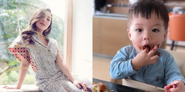 Sederet Reaksi Baby Issa Anak Nikita Willy Saat Pertama Kali Makan Cokelat, Wajah Belepotan Jadi Sorotan