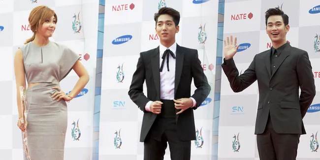 Sederetan Artis Korea Tampil Elegan di Seoul Drama Awards 2014
