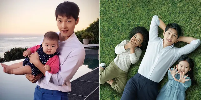 Segera Jadi Ayah, Intip Potret Song Joong Ki Saat Momong Anak Kecil - Disebut Calon Best Dad Ever!
