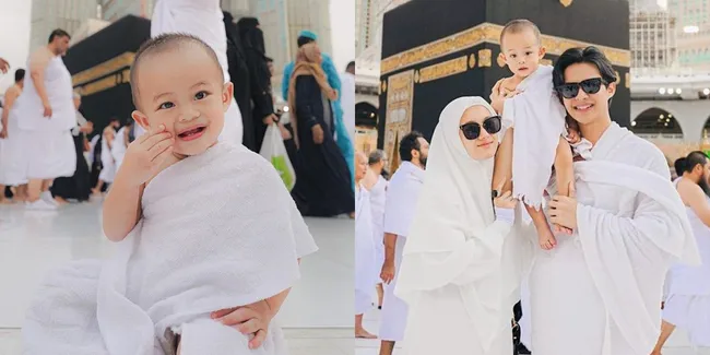Segera Punya Adik! 8 Potret Shaka Anak Dinda Hauw dan Rey Mbayang Selama Umrah - Momen Cium Ka'bah Jadi Sorotan