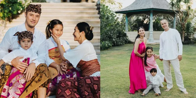 Selalu Tampil Harmonis! Family Portrait Terbaru Happy Salma Bersama Suami dan Dua Anaknya