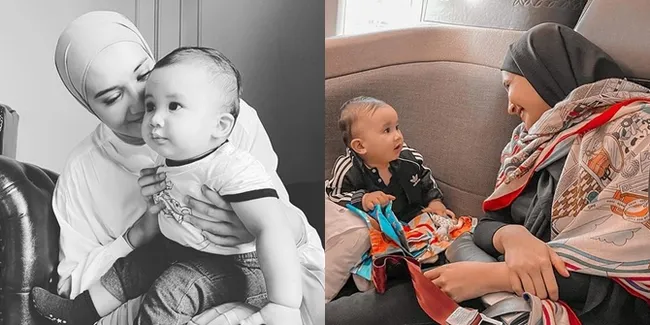 Selalu Tersenyum Cerah, Ini Sederet Foto Zaskia Sungkar Momong Baby Ukkasya: Mama Cantik Bahagia Punya Momongan