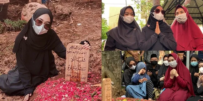 Sempat Berada di Flores, Intip 9 Potret Ria Ricis di Makam Mendiang Ayahnya - Kabar Duka Sempat Dirahasiakan Timnya 