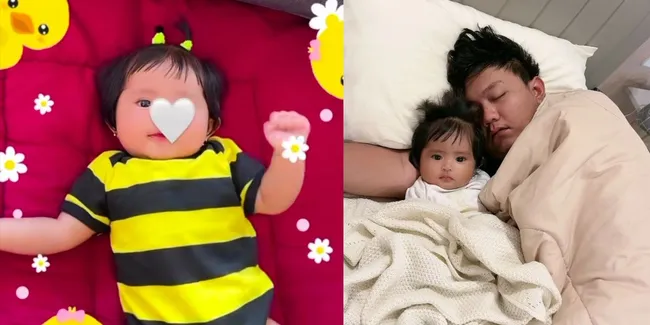 Sempat Dirahasiakan, 8 Potret Wajah Cantik Dek Cunda Anak Denny Caknan & Bella Bonita