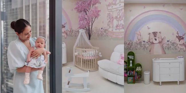 Serasa Kastil Princess, 10 Potret Detail Kamar Tidur Mewah Baby Kyarra Anak Jessica Mila - Estetik Sekaligus Aman untuk si Kecil