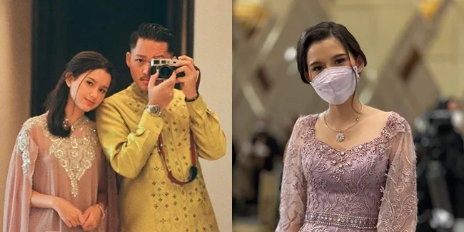 Serasi dengan Azriel, Ini 8 Potret Cantik Sarah Menzel di Lamaran - Henna Night Aurel Hermansyah