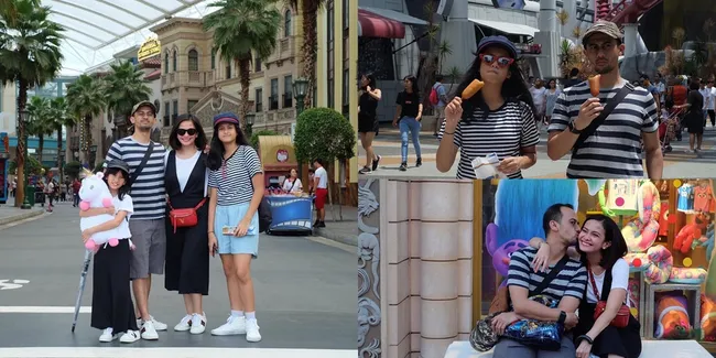 Seru! Keluarga Ersa Mayori Main ke Universal Studio Singapura