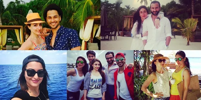 Seru! Liburan Kareena Kapoor Bareng Suami dan Ibrahim di Maldives