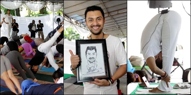 Serunya Saat Aktor Tampan Anjasmara Menjadi Trainer Yoga