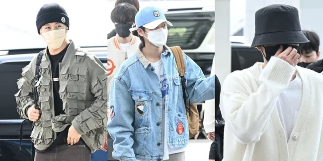 Siap Konser 3 Hari, Potret Fashion NCT DREAM Saat di Bandara Incheon Sebelum Terbang ke Indonesia