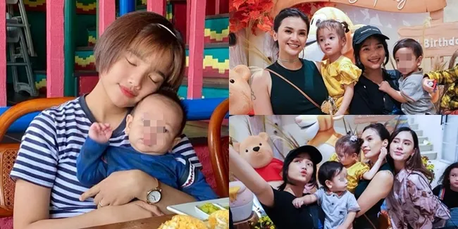 Sikapnya Tuai Pujian! Ini 8 Potret Fuji dan Gala yang Makin Nempel Bak Ibu dan Anak - Rela Kumpul Bareng Ibu-Ibu