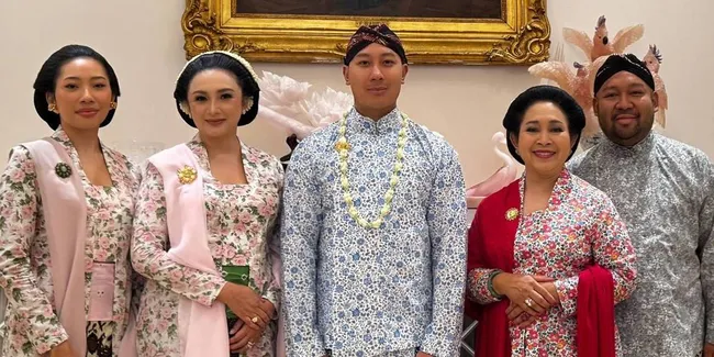 Siraman dan Pengajian Darma Mangkuluhur Jelang Nikah, Keluarga Cendana Kompak