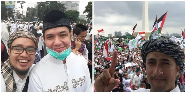 Solidaritas Tinggi, 8 Seleb Ini Ikut Aksi Bela Palestina di Monas