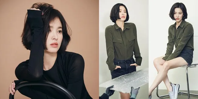 Song Hye Kyo di BTS Pemotretan Produk Sepatu, Cantik Kebangetan!