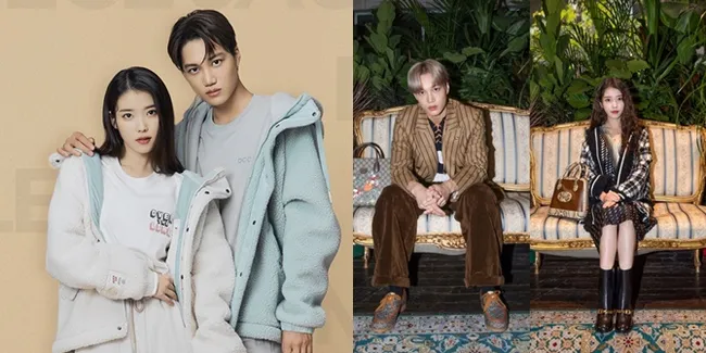 Sudah Lama Ditunggu, Kai EXO dan IU Akhirnya Foto Bareng No Edit-Edit Club