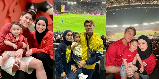 Suka Sepak Bola, Potret Keluarga Kecil Lesti Kejora dan Rizky Billar Kenakan Baju Kompak 