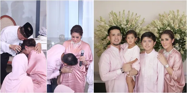 Sungkem Ayah - Perut Dicium, Momen Manis 4 Bulanan OIla Ramlan