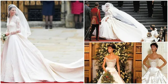 Super Mewah! Ini 10 Gaun Pernikahan Selebritis Tenar Paling Mahal