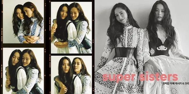 Super Sisters Jessica & Krystal, Berpelukan di Pemotretan Terbaru