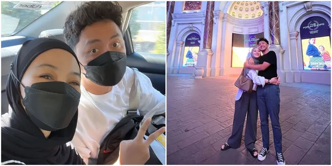 Susul Sang Suami ke Amerika, Seperti Ini Potret Liburan Romantis Ananda Omesh dan Dian Ayu ke Las Vegas