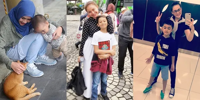 Sweet, Saat Seleb Cantik Kencan Berdua Dengan Putra Kecilnya