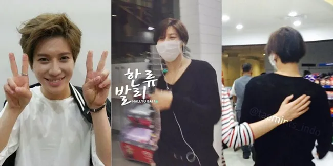 Taemin SHINee di Bandara Bali, Penuh Senyum Bikin Gagal Move On