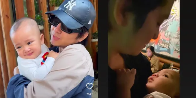 Tak Cuman Jago Akting, 8 Potret Angga Yunanda Berhasil Buat Rayyanza Tidur - Udah Bisa Momong Anak