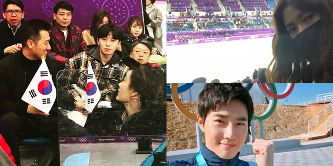 Tak Disangka, 10 Seleb Ini Nonton Olimpiade Pyeongchang 2018!