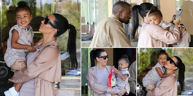 Tak Lagi Judes, Putri Kim Kardashian Makin Manja & Menggemaskan