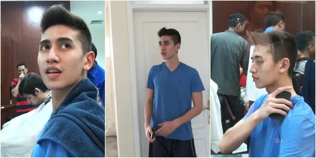 Tampannya Verrel Putra Venna Melinda Dengan Gaya Rambut Baru