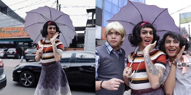 Tampil Ala 'Nenek', Cantiknya Kevin Julio Bikin Netizen Cewek Iri
