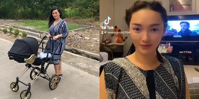 Tampil Sederhana, 7 Potret Zaskia Gotik Pakai Daster - Tanpa Makeup Tapi Tetap Cantik Menawan