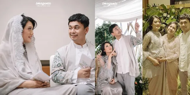 Tasyakuran 7 Bulan Kehamilan Anissa Aziza, Manis Penuh Kemesraan