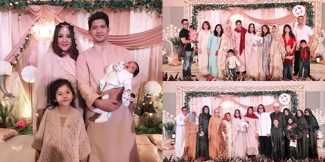 Tasyakuran Anak Kedua Audy - Iko Uwais, Manis Dengan Nuansa Pink