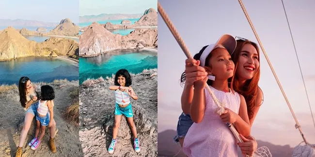 Tawa Bilqis Anak Ayu Ting Ting Kala Liburan ke Labuan Bajo, Penuh Bahagia