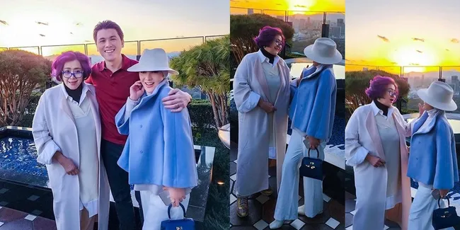 Tepis Kabar Tak Akur, 8 Potret Syahrini Akur dengan Mertua - Makan Bareng di Jepang