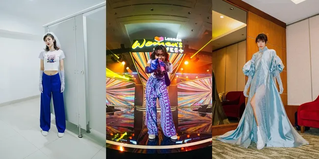 Terancam Disomasi Usai Aksi Buka Baju Saat Konser, Intip Sederet Outfit Manggung Widy Vierra yang Eksentrik