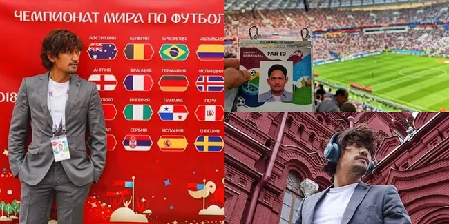 Terbang ke Rusia, Ibnu Jamil Dukung Timnas Inggris Lawan Kroasia