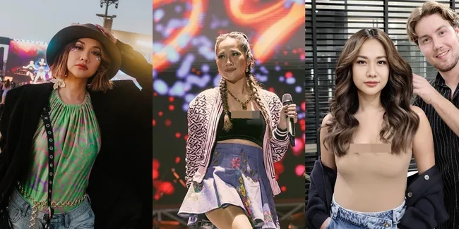 Terbaru Pakai Tanktop Warna Kulit, 9 Potret Fashion Bunga Citra Lestari yang Kerap Jadi Sorotan