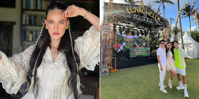 Terinspirasi Festival Coachella, 10 Foto Pesta Ulang Tahun Mewah Luna Maya - Dirayakan Bareng Maxime Bouttier