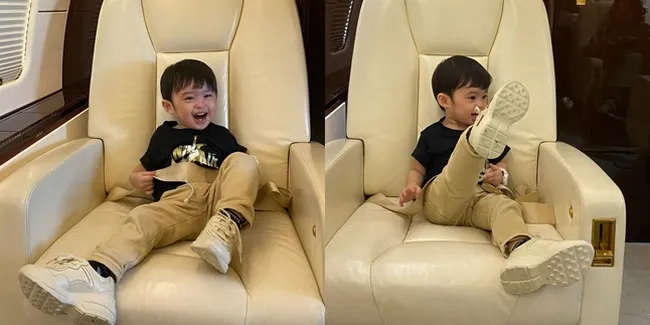 Terlahir Sultan, Ini 8 Potret Gaya Raphael Moeis Anak Sandra Dewi Saat Naik Privat Jet - Netizen: Tuan Muda Liburan