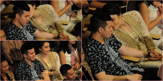 Tertangkap Kamera! Tatjana & Junot Berbisik Mesra Tak Mau Lepas