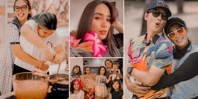 Tetap Cantik dan Langsing Hingga Disayang Suami, 9 Foto Ini Bukti Ussy Sulistiawaty Mom Goals Banget