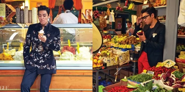 T.O.P Big Bang Berkunjung ke Pasar dan Main-Main di Jalanan